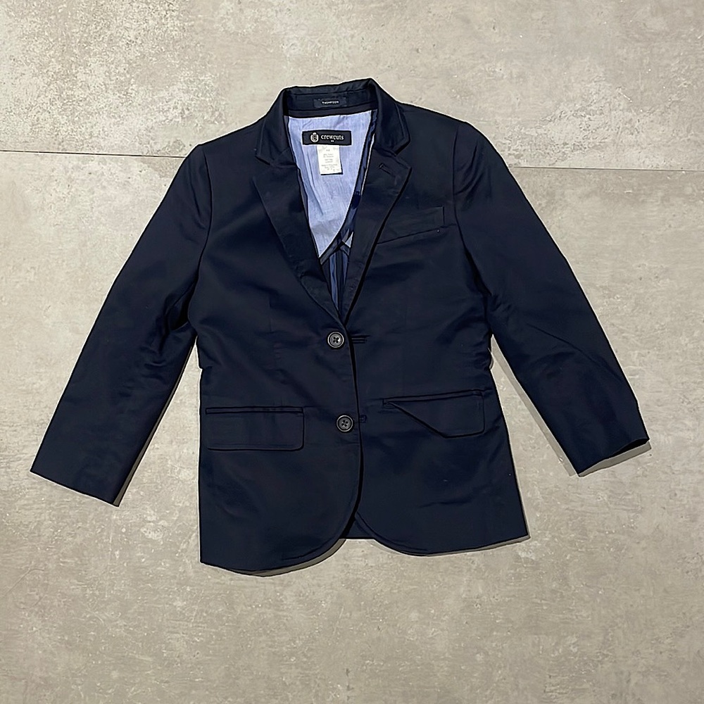 Crewcuts Kids Navy Blue Blazer Size 4-5